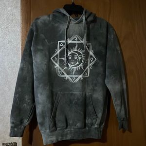 Womens Thirty Single Small Gray Hoodie - Zodiac, Astrology Themed